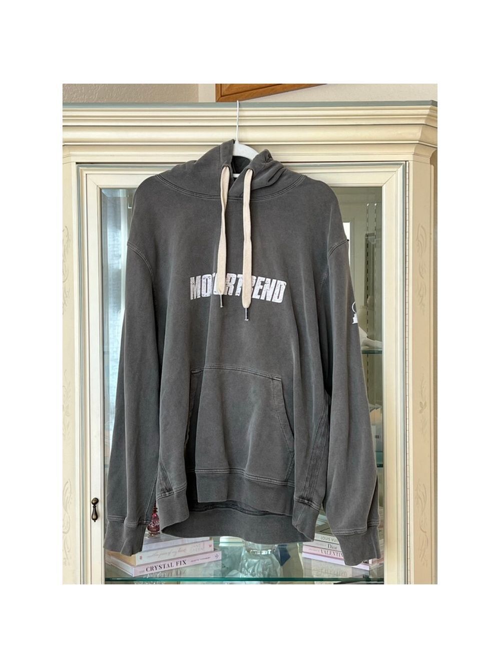 Men's Buck Mason Gray XL Hoodie with White Logo